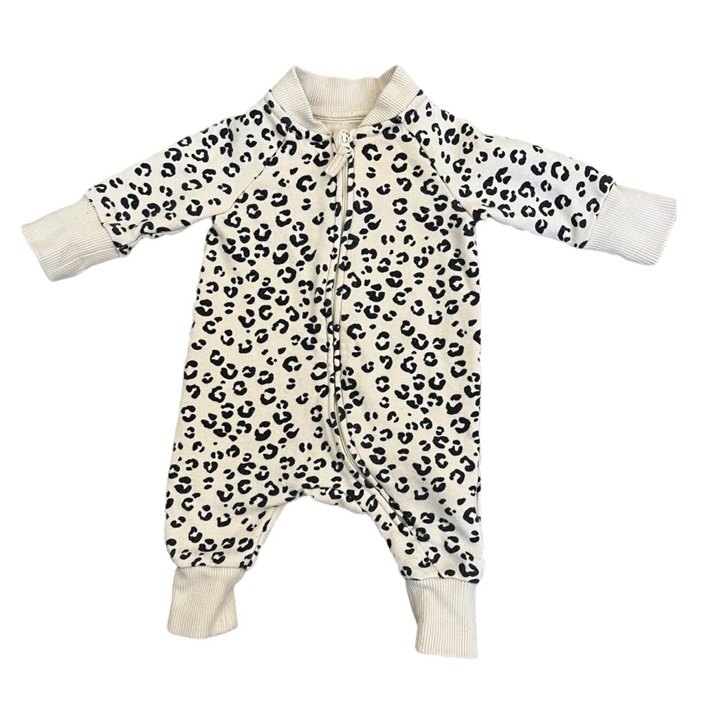 H&M Animal Print Zip Up